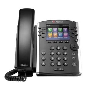 Polycom VVX 411 IP Phone - 12-Line Business Media Phone, Gigabit, PoE (Open Box)